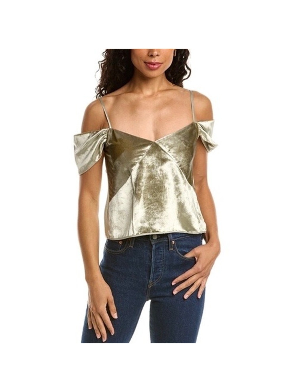 Vince Metallic Gold Camisole Retail $225